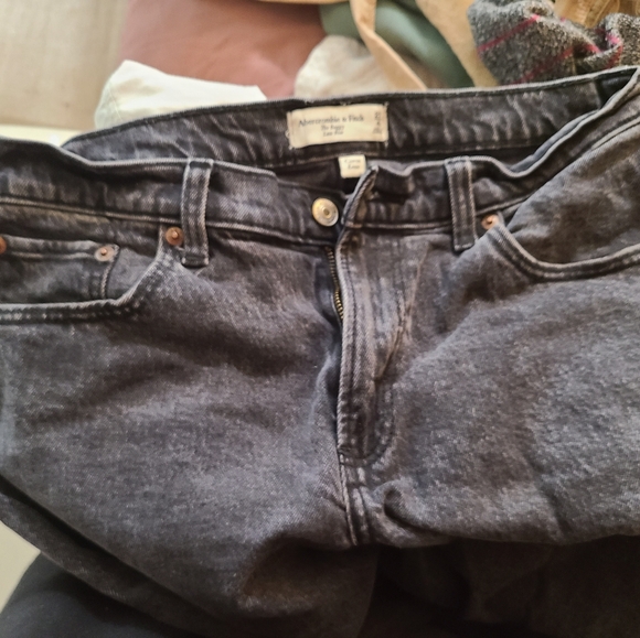 Abercrombie Low Rise Baggy Jeans curve love - Picture 4 of 4